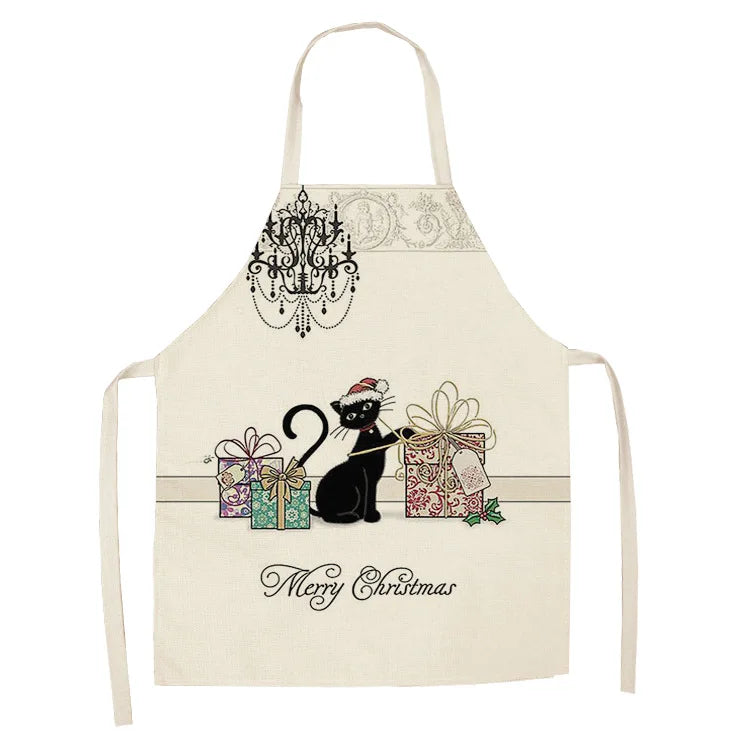 Tablier Cuisine Motif Lin Coton – Tablier Design Unique Adulte et Enfant