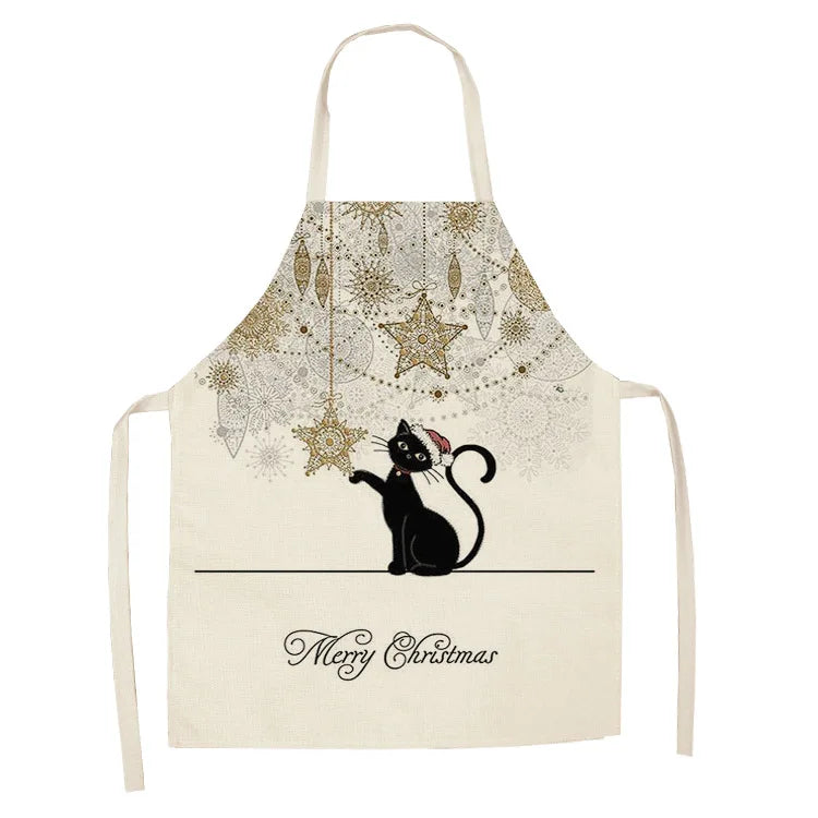 Tablier Cuisine Motif Lin Coton – Tablier Design Unique Adulte et Enfant