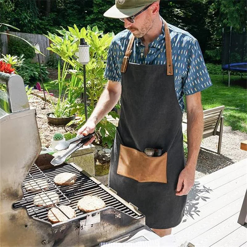 Tablier cuisine résistant anti-taches solide durable