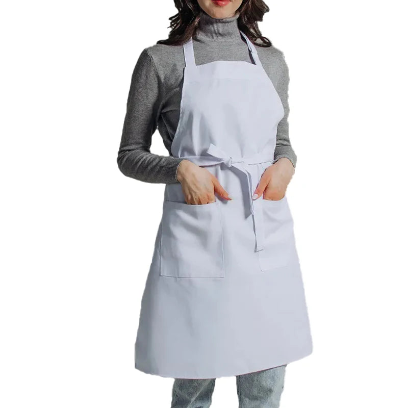 Tablier cuisine bleu anti-taches coloré apaisant résistant