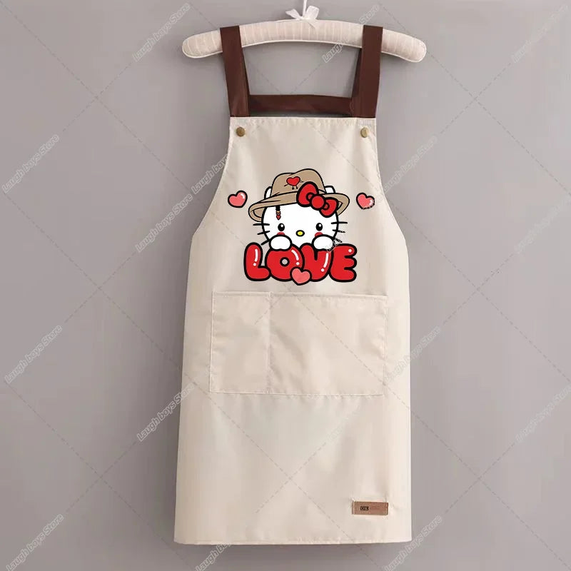Tablier Hello Kitty femme kawaii adulte original fantaisie