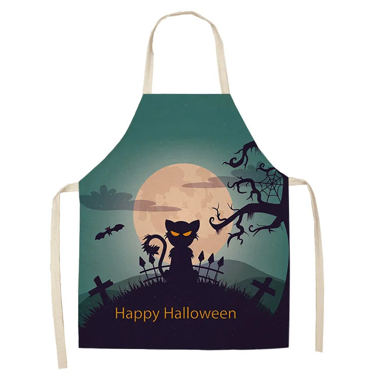 Tablier Cuisine Chats Lin Coton – Tablier Motif Chat Original et Mignon
