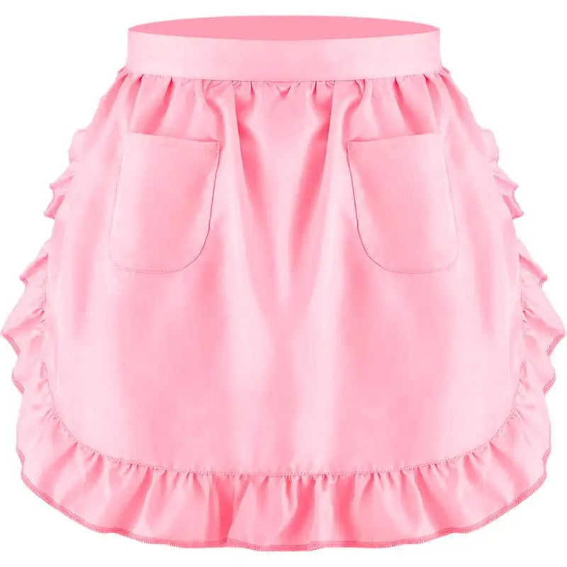 Demi-Tablier de Cuisine à Carreaux Coton PVC