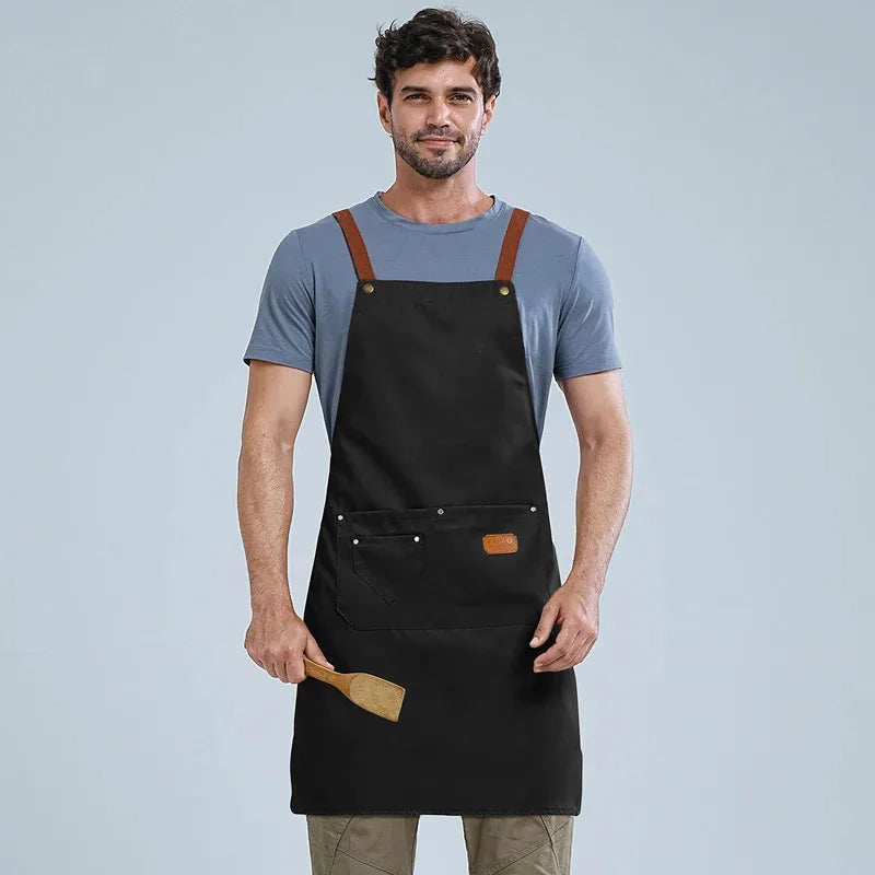 Tablier cuisine homme design masculin épuré élégant résistant