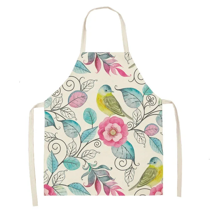 Tablier Cuisine Imprimé Lin Coton – Tablier Motifs Tendance et Originaux