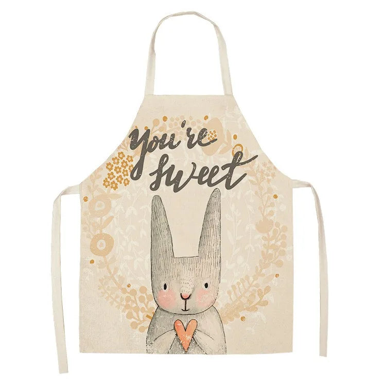 Tablier de Cuisine Cadeau – Tablier Coton Lin 8 Motifs Cadeau Original