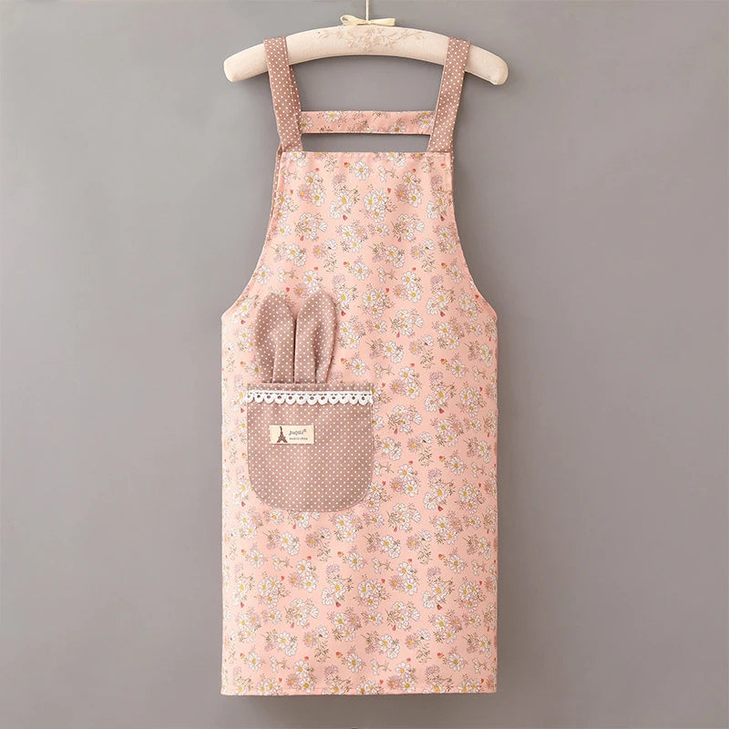 Tablier Cuisine Femme Polyester – Tablier Léger 6 Designs Toutes Saisons