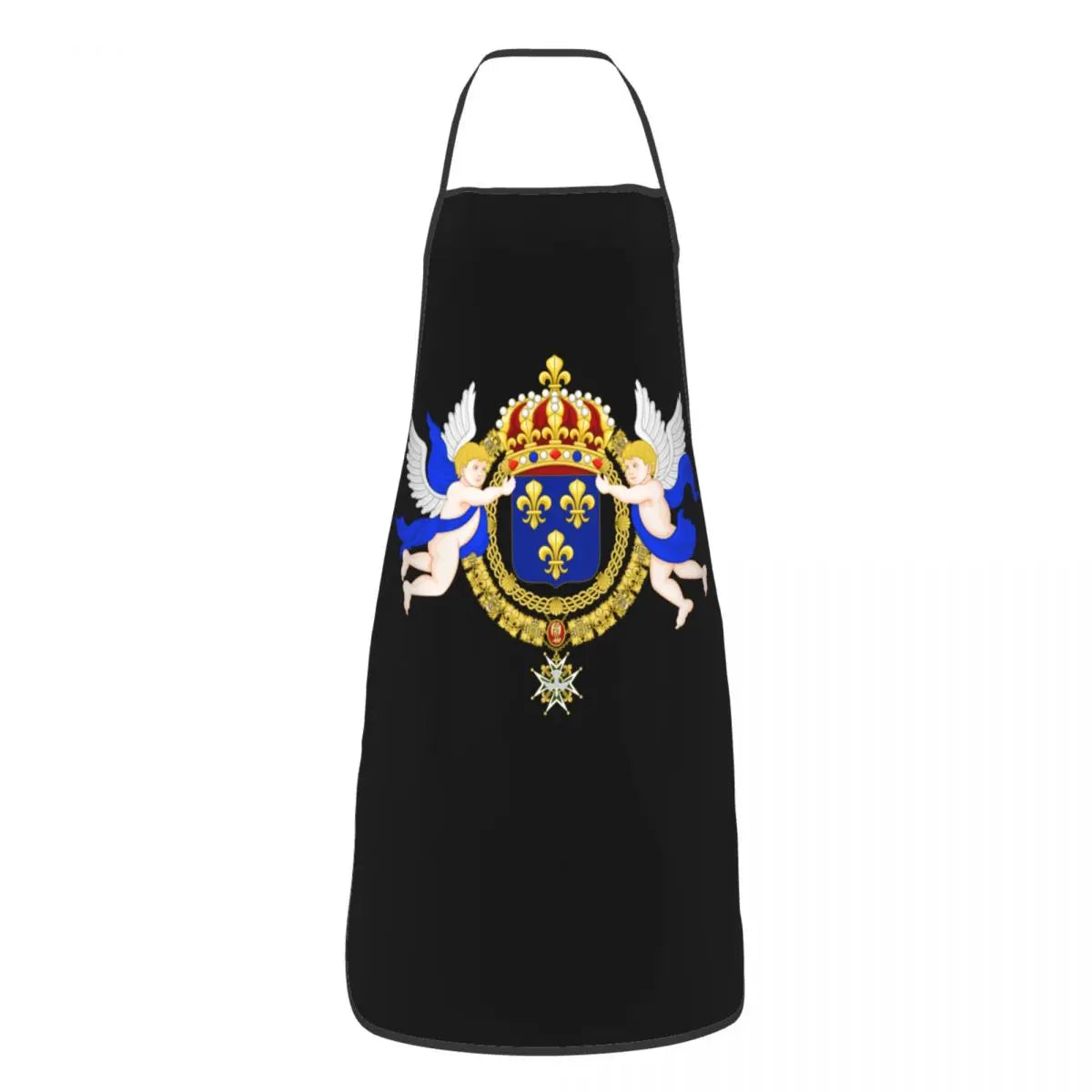 Tablier cuisine français tricolore style bistrot gastronomie