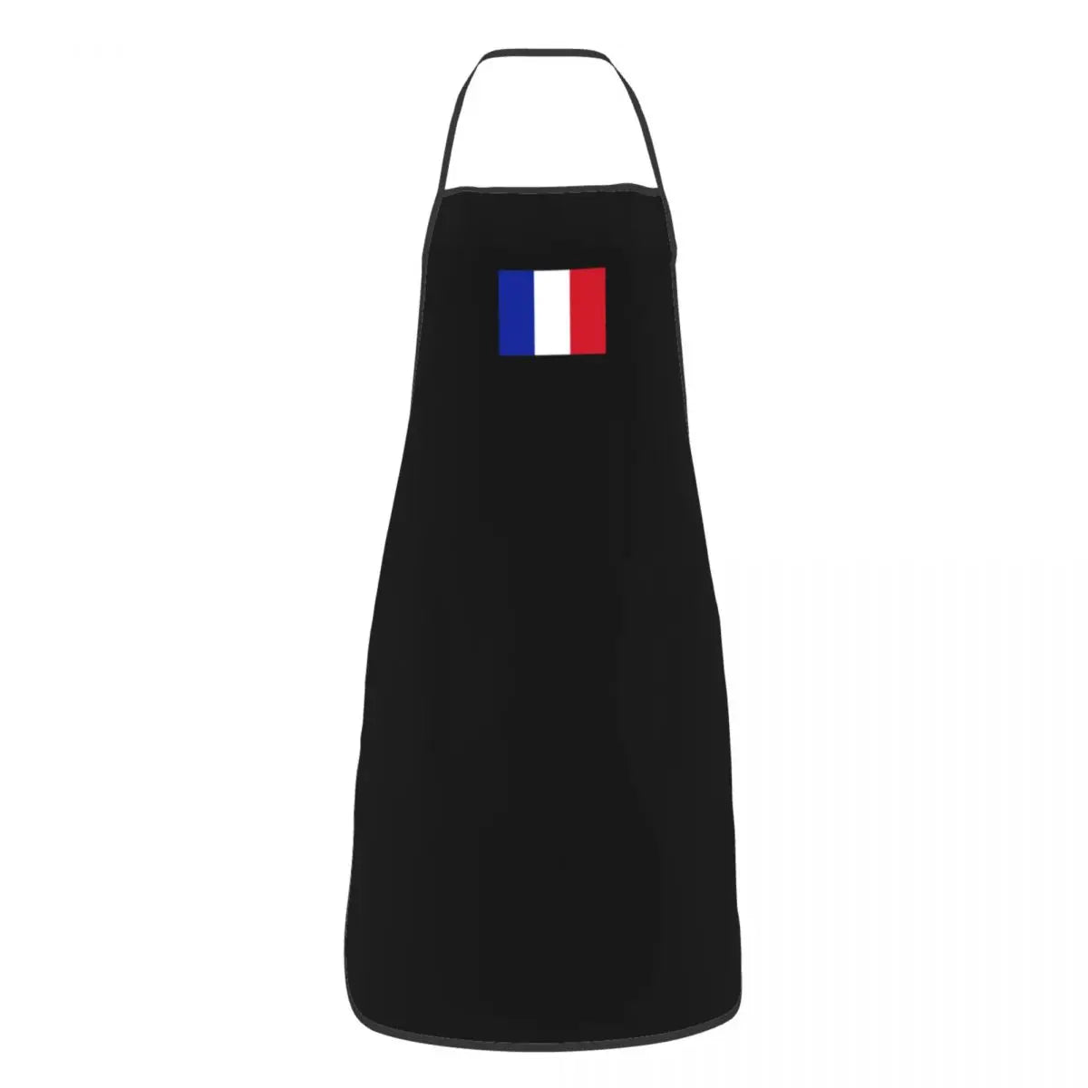 Tablier cuisine français tricolore style bistrot gastronomie