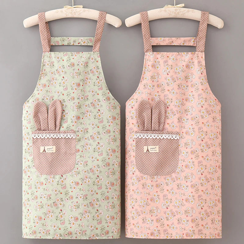 Tablier Cuisine Femme Polyester – Tablier Léger 6 Designs Toutes Saisons