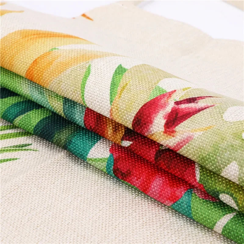 Tablier Cuisine Fleurs Lin – Tablier Motif Floral Élégant et Féminin