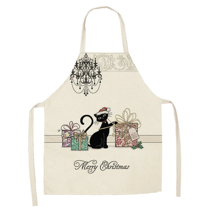 Tablier Cuisine Motif Lin Coton – Tablier Design Unique Adulte et Enfant