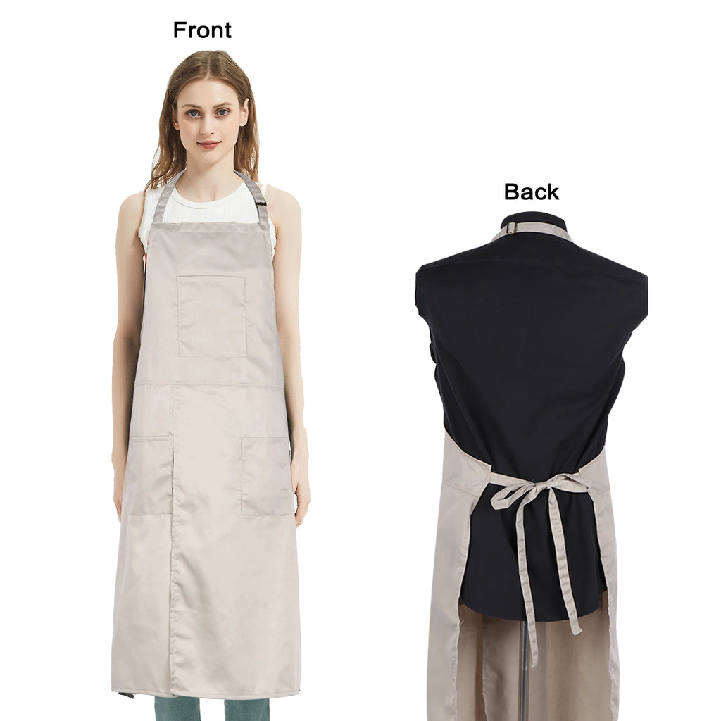 Tablier cuisine beige élégant neutre résistant intemporel