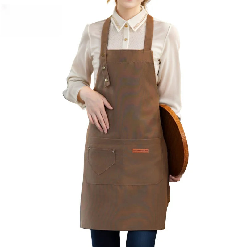Tablier Cuisine Haut de Gamme Dacron – Tablier Premium Professionnel Élégant