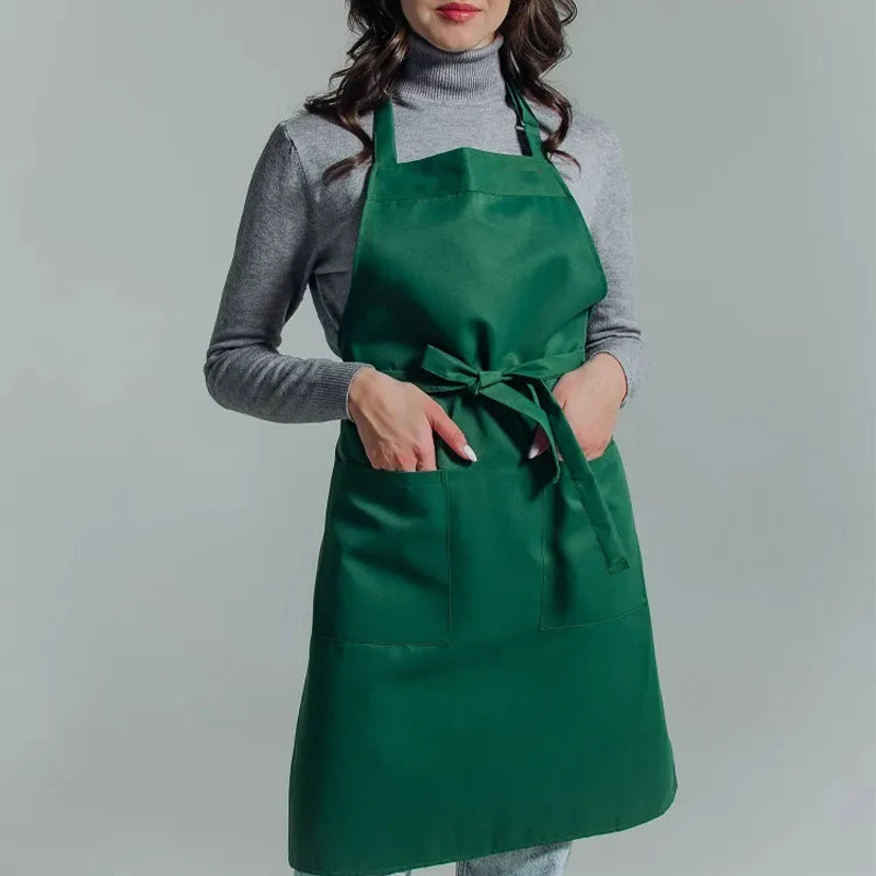 Tablier cuisine bleu anti-taches coloré apaisant résistant