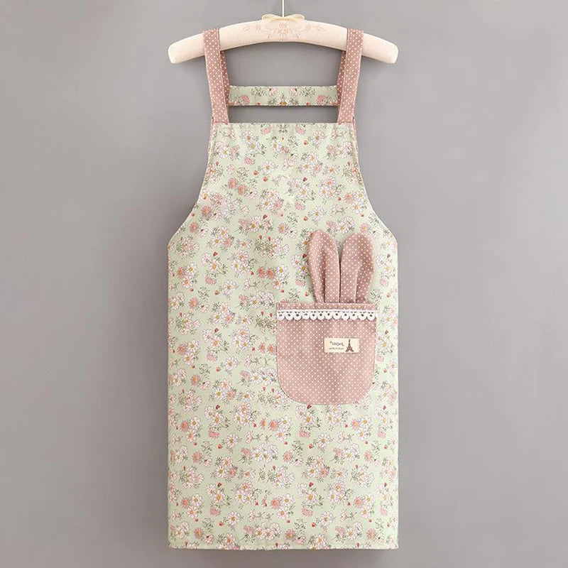 Tablier Cuisine Femme Polyester – Tablier Léger 6 Designs Toutes Saisons