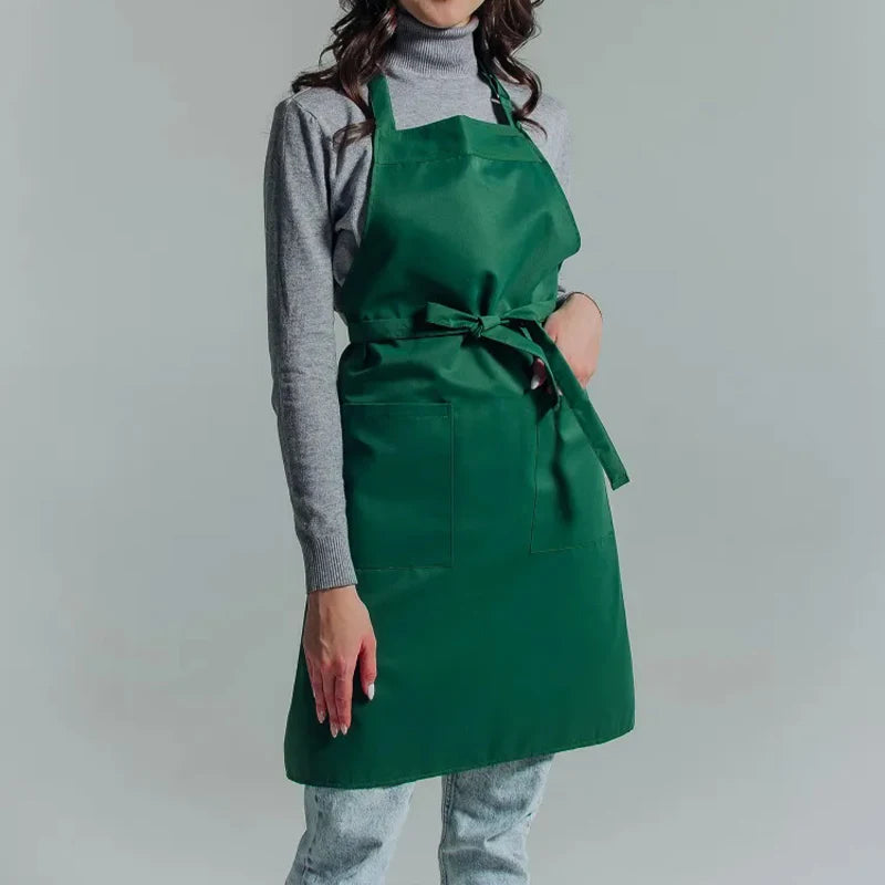 Tablier cuisine bleu anti-taches coloré apaisant résistant
