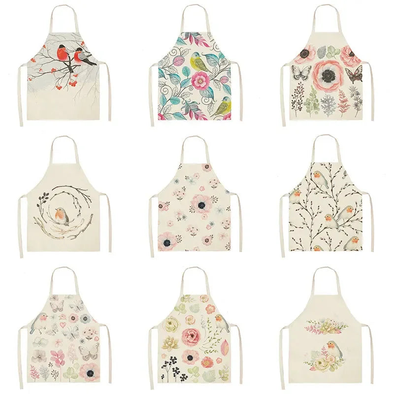 Tablier Cuisine Imprimé Lin Coton – Tablier Motifs Tendance et Originaux