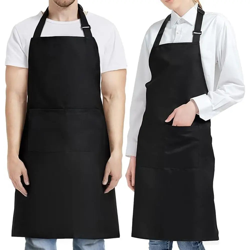 Tablier cuisine noir femme