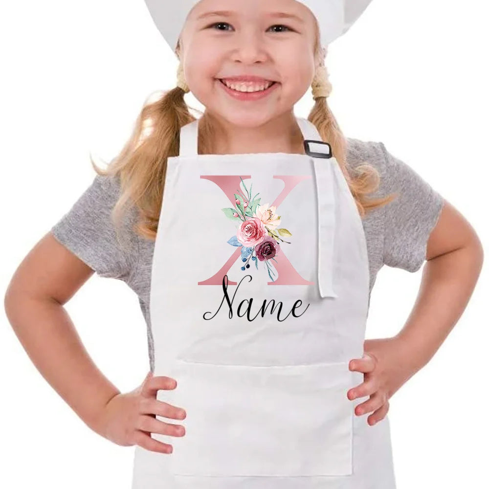 Tablier cuisine prénom enfant personnalisé rigolo cadeau