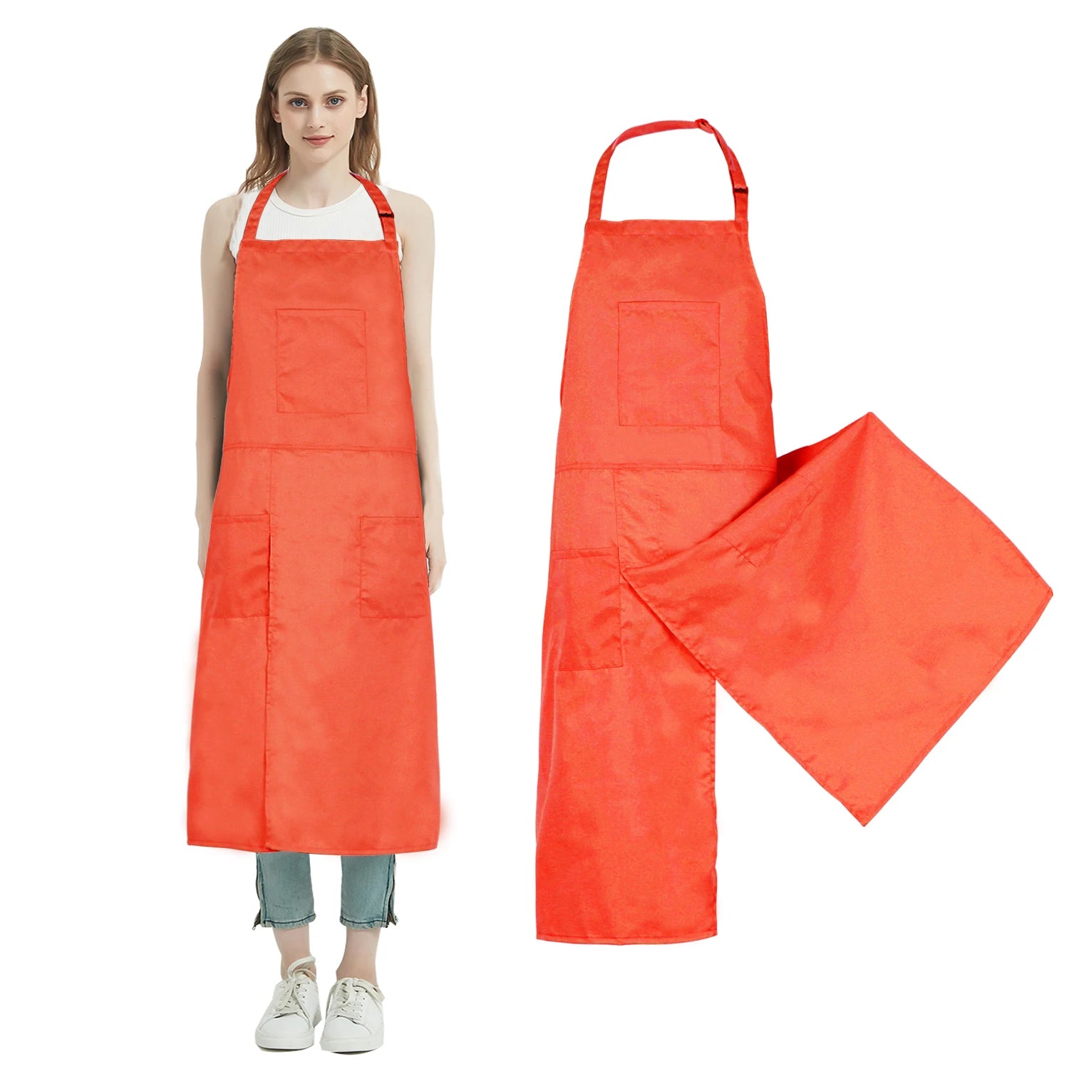 Tablier cuisine beige élégant neutre résistant intemporel