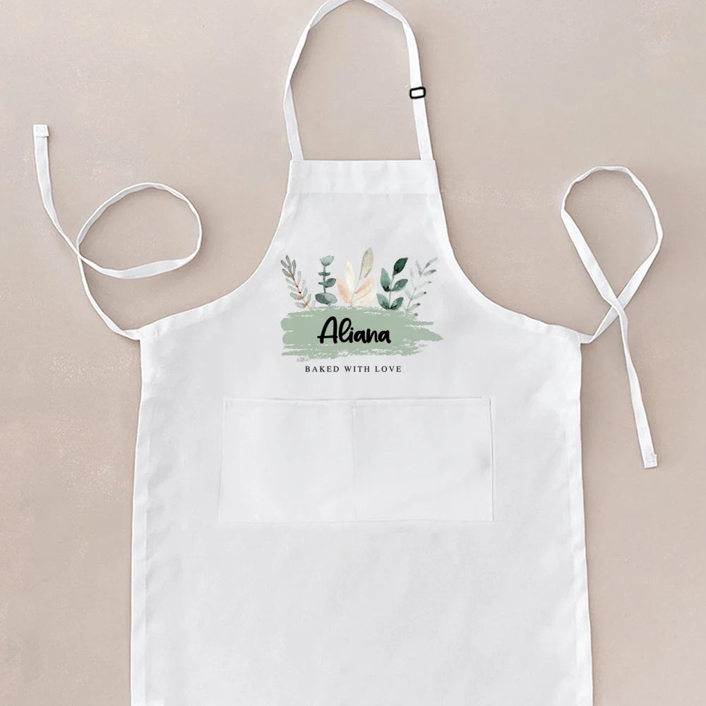 Tablier de Cuisine avec Prénom – Tablier Personnalisé Cadeau Original