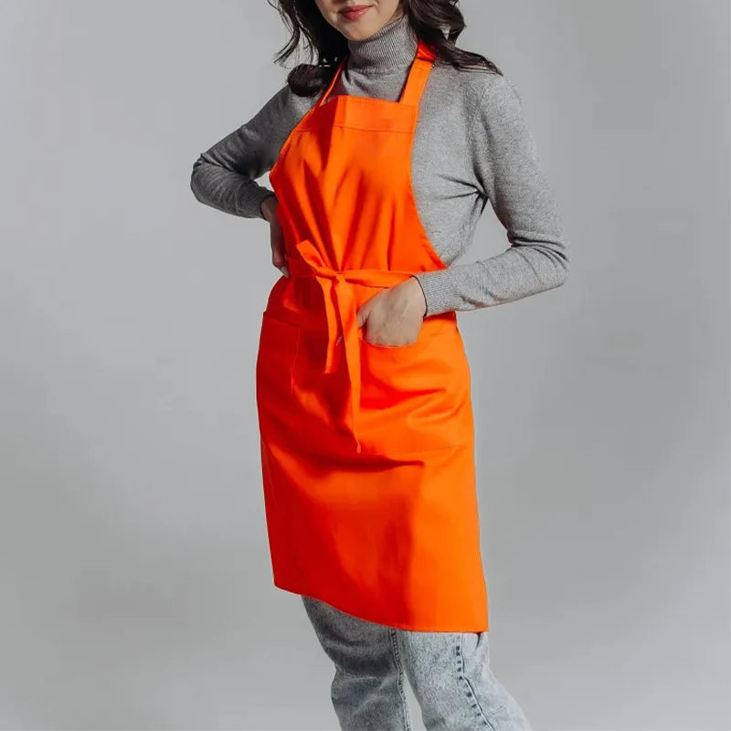 Tablier cuisine bleu anti-taches coloré apaisant résistant