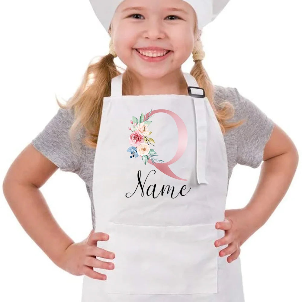 Tablier cuisine prénom enfant personnalisé rigolo cadeau