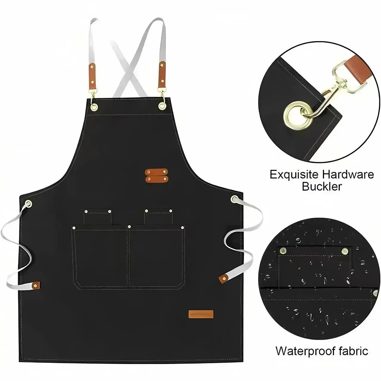 Tablier cuisine professionnel chef résistant usage intensif