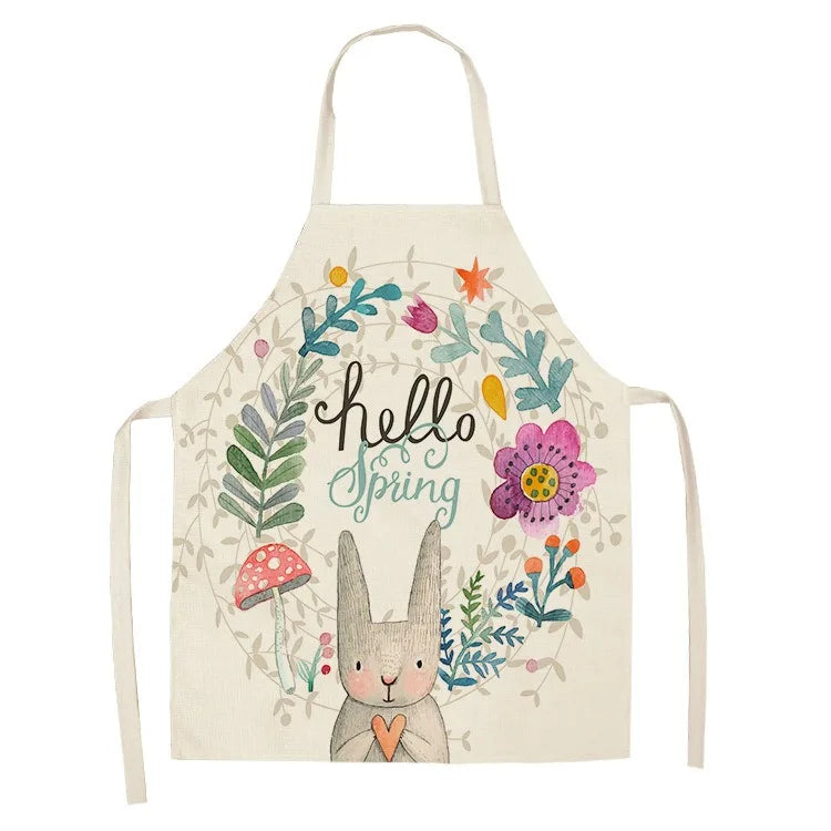 Tablier de Cuisine Cadeau – Tablier Coton Lin 8 Motifs Cadeau Original