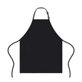 Tablier cuisine noir élégant anti-taches classique résistant