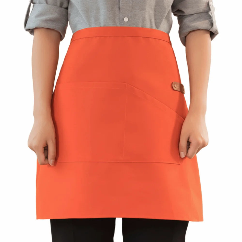 Tablier de cuisine court demi-tablier pratique léger