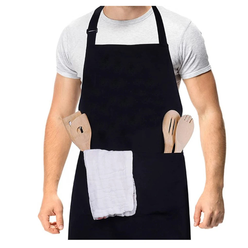 Tablier cuisine noir homme
