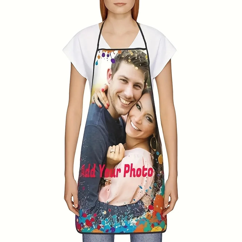 Tablier de Cuisine avec Photo – Tablier Polyester Personnalisé Photo