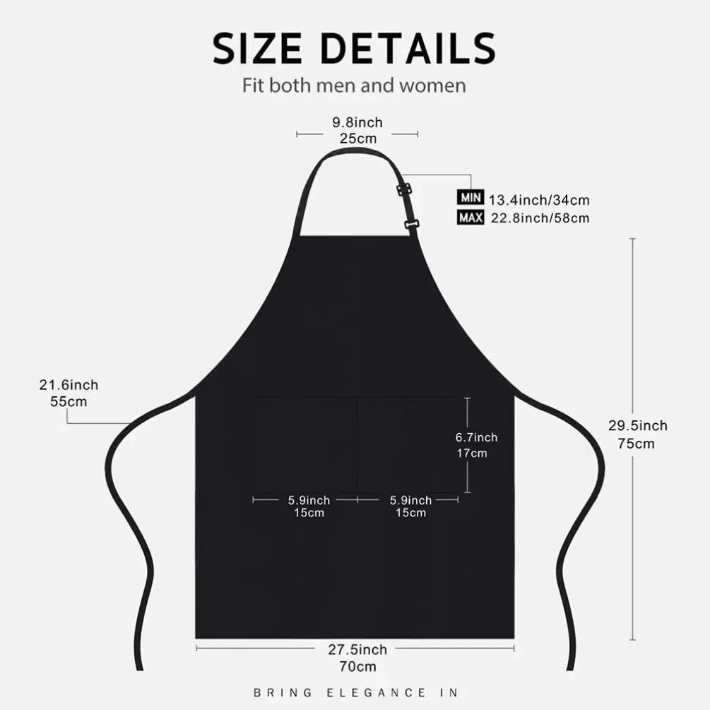 Tablier Serveur PVC – Tablier de Service Imperméable Facile à Essuyer