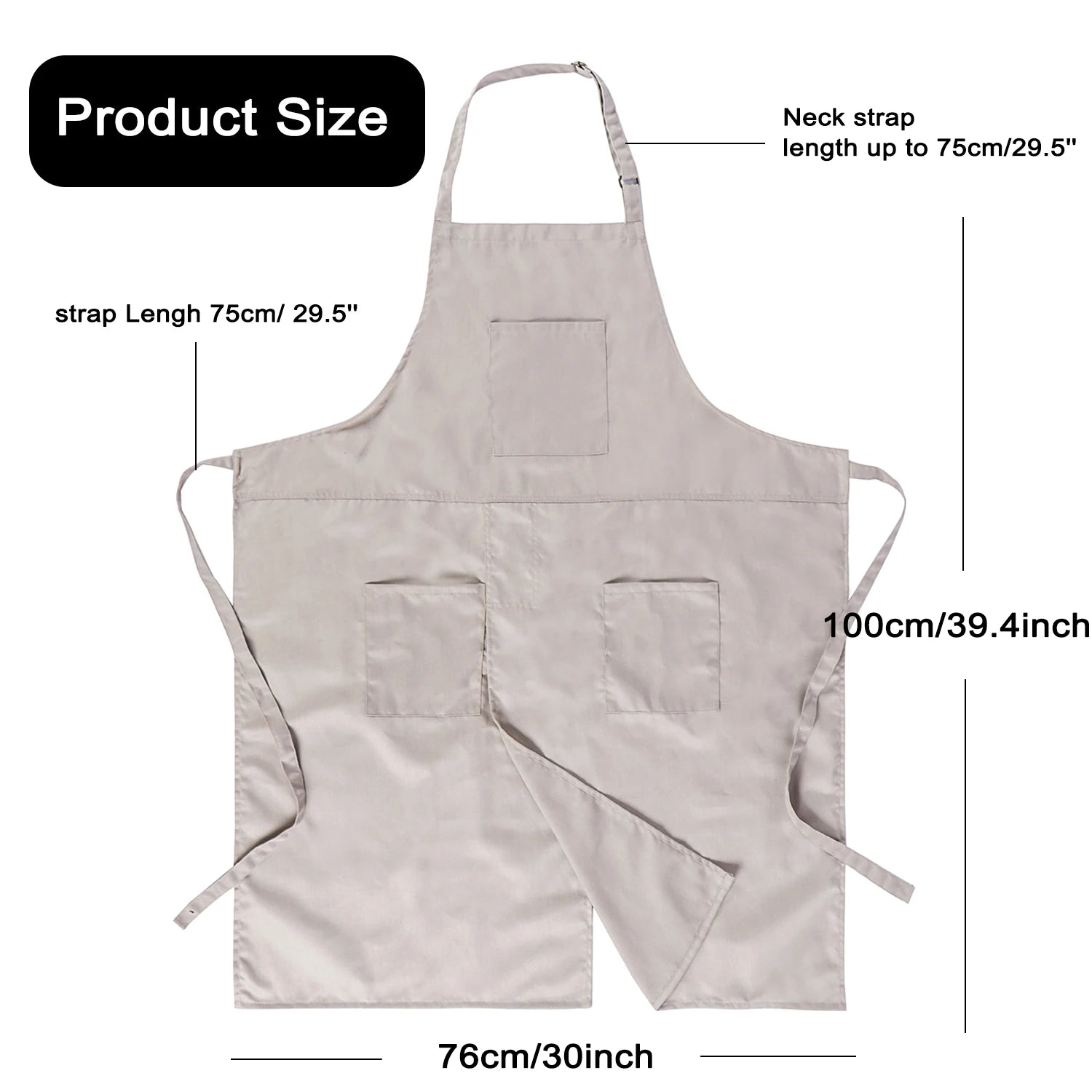 Tablier cuisine beige élégant neutre résistant intemporel