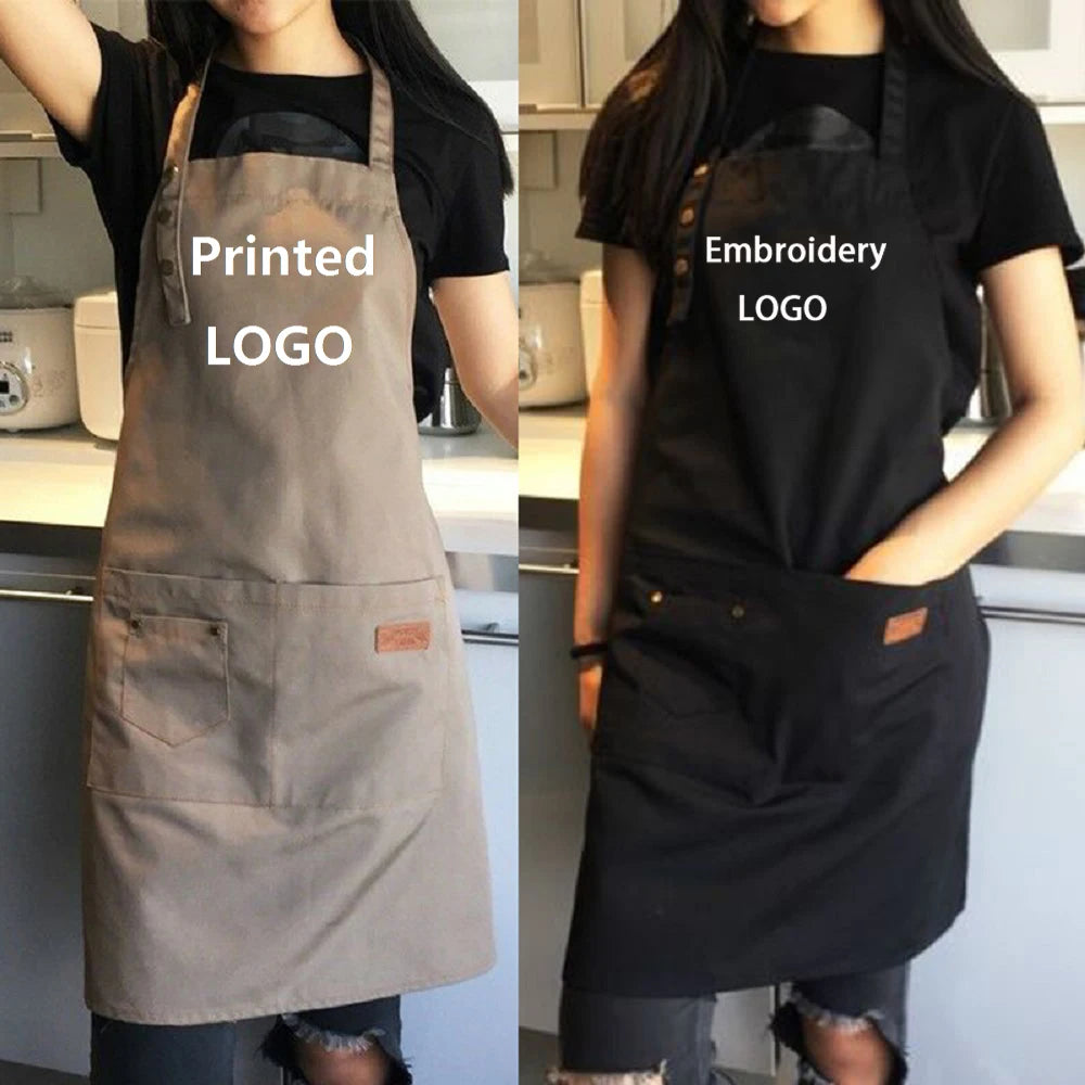 Tablier Cuisine avec Logo – Tablier Professionnel Broderie ou Impression Logo