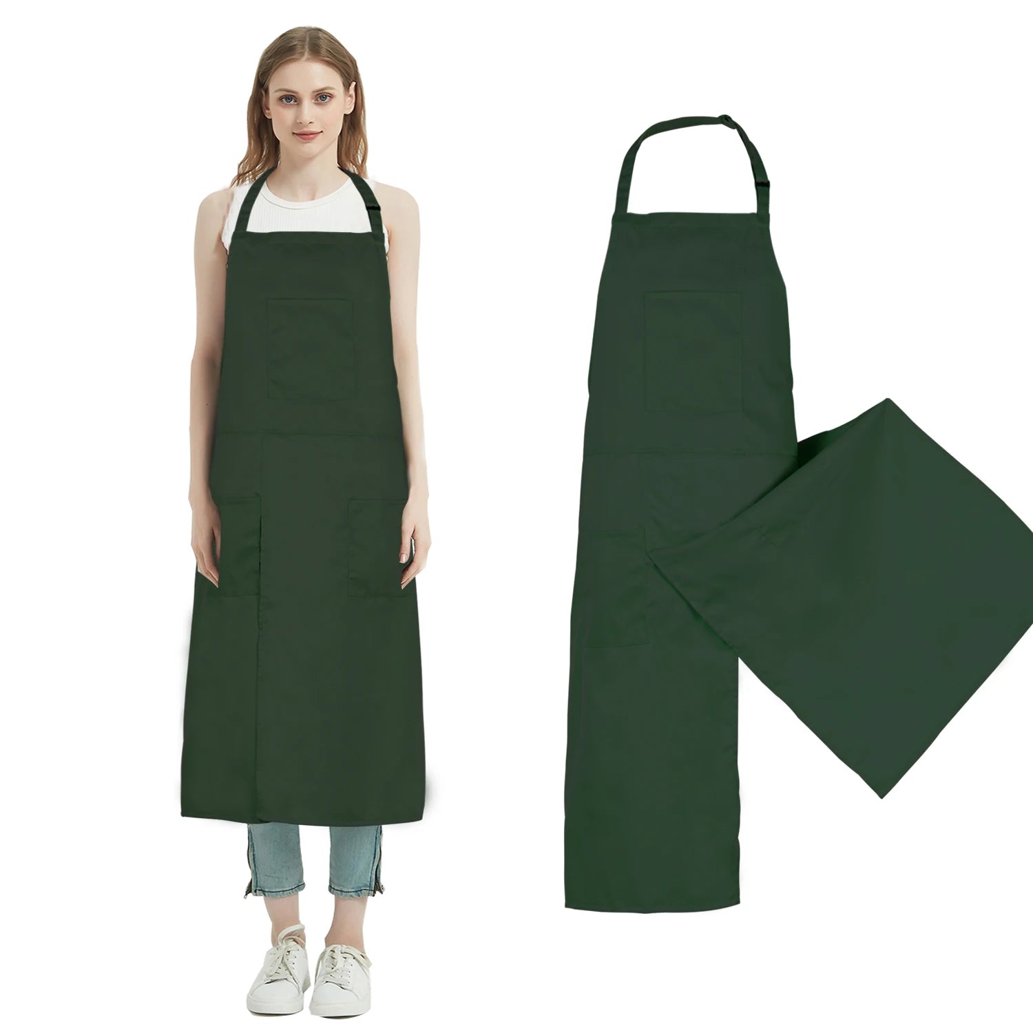 Tablier cuisine beige élégant neutre résistant intemporel