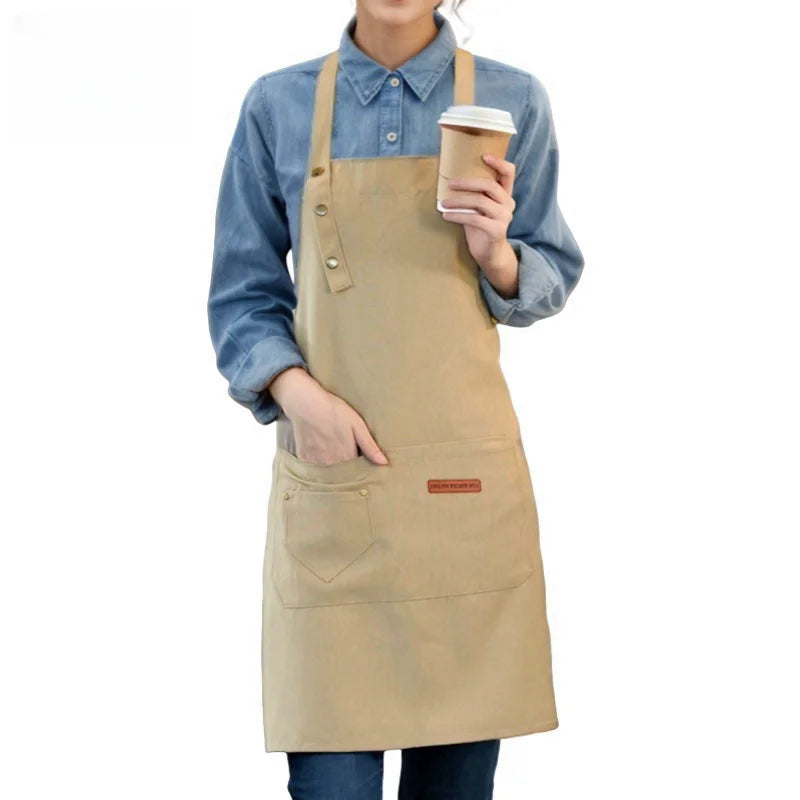 Tablier Cuisine Haut de Gamme Dacron – Tablier Premium Professionnel Élégant