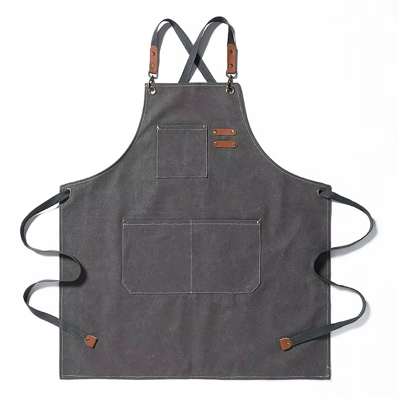 Tablier cuisine bleu homme