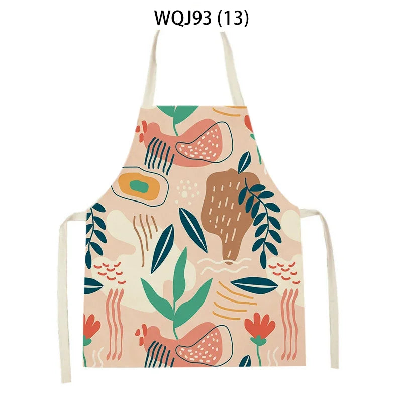 Tablier Cuisine Créatif Lin Coton – Tablier Motifs Originaux et Colorés