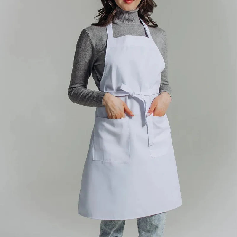 Tablier cuisine bleu anti-taches coloré apaisant résistant