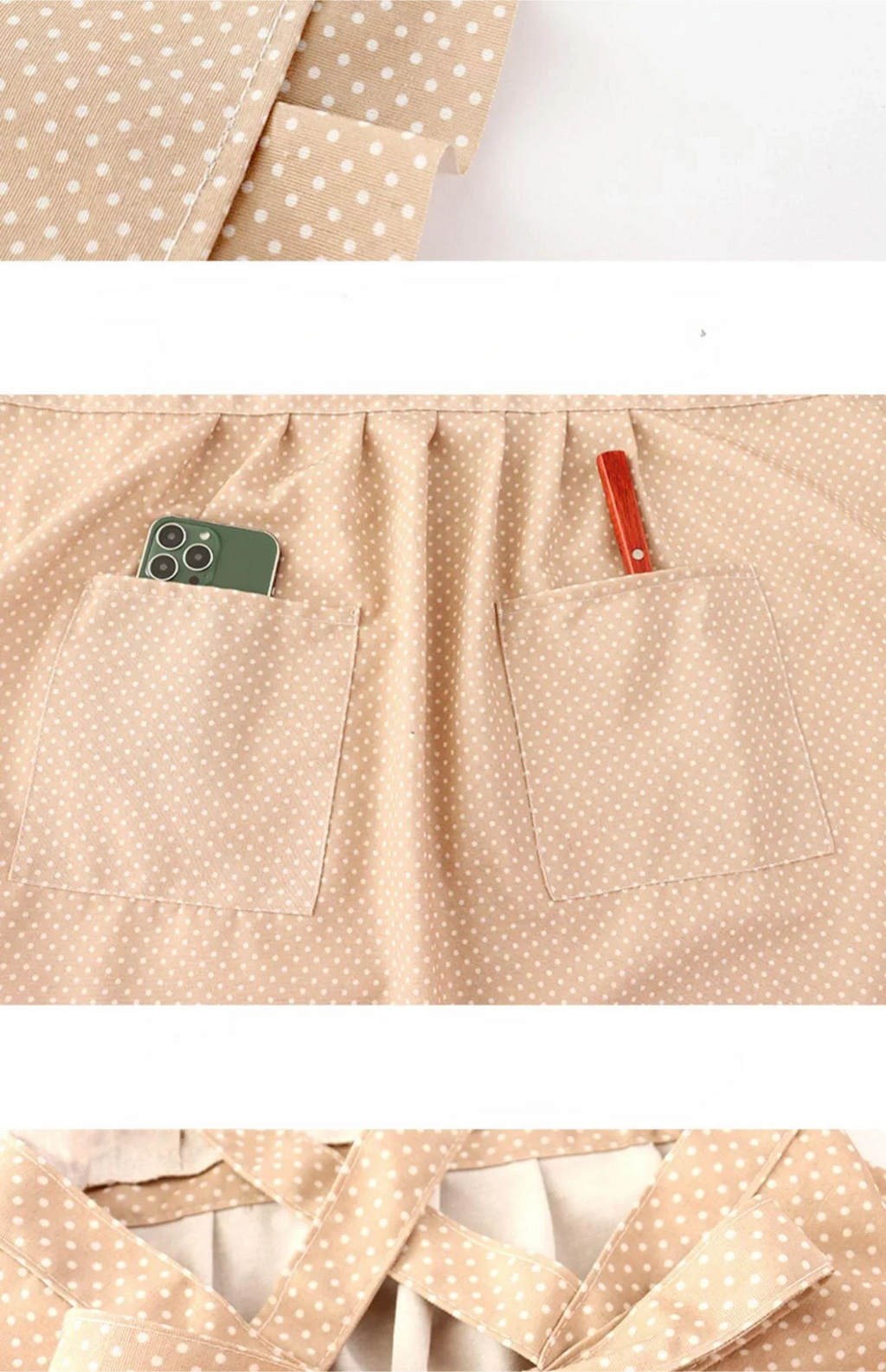 Tablier cuisine élégant canvas raffiné résistant durable