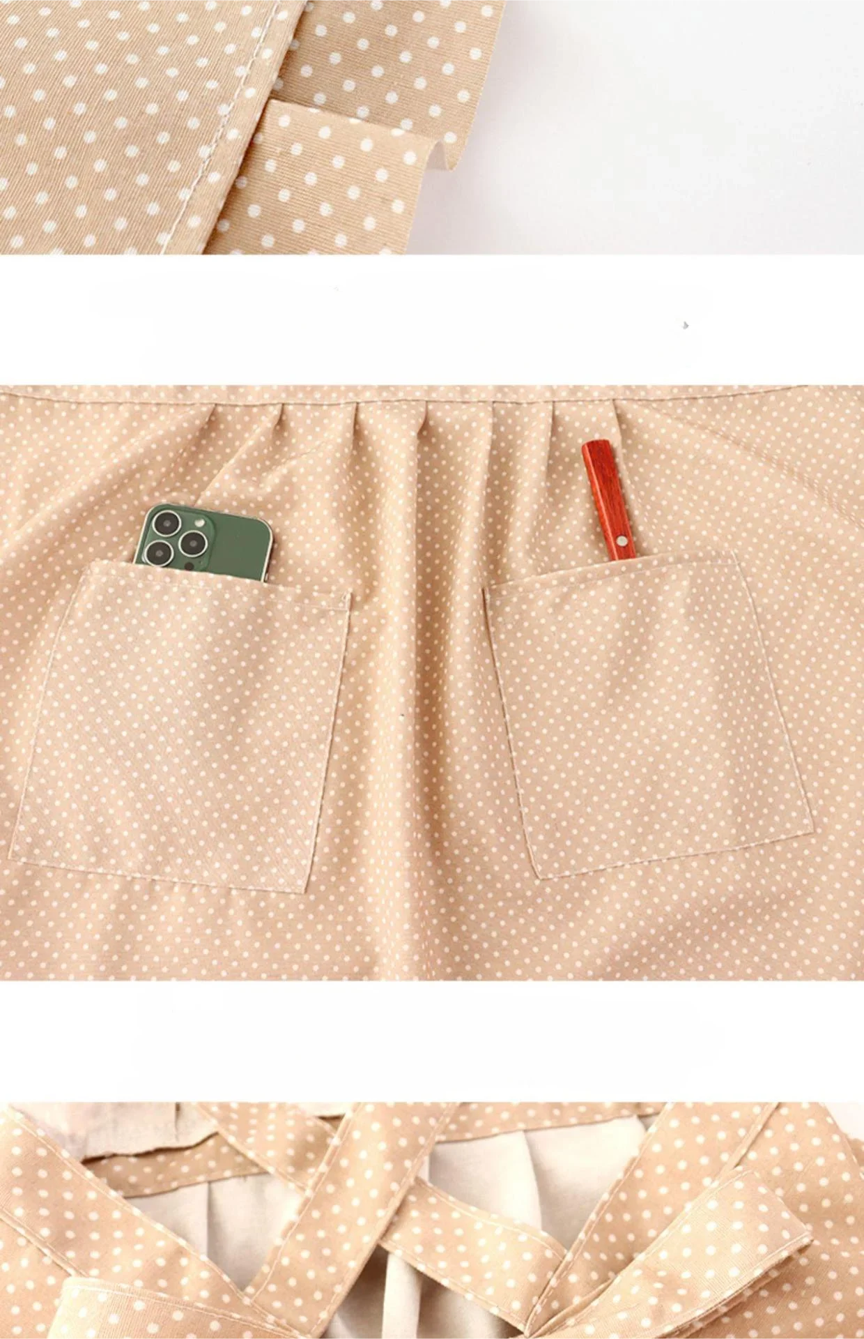 Tablier cuisine élégant canvas raffiné résistant durable