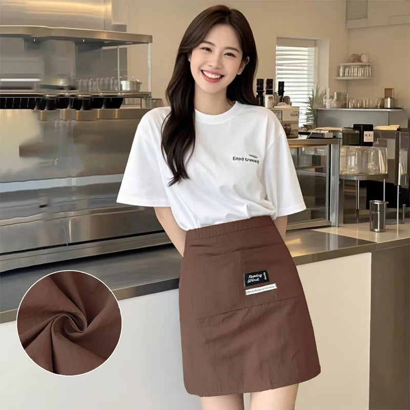 Demi Tablier Imperméable Canvas – Demi Tablier Résistant Anti-Taches