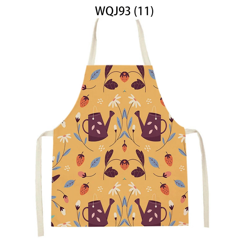 Tablier Cuisine Créatif Lin Coton – Tablier Motifs Originaux et Colorés