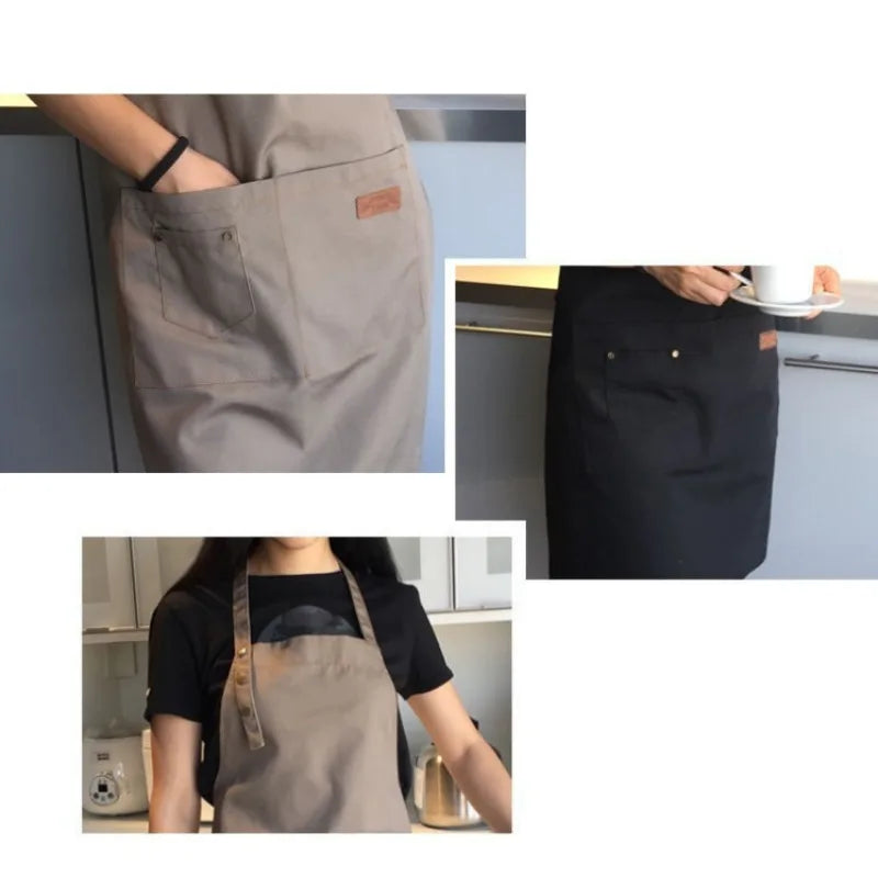 Tablier Cuisinier Canvas – Tablier de Cuisine Homme Femme Résistant