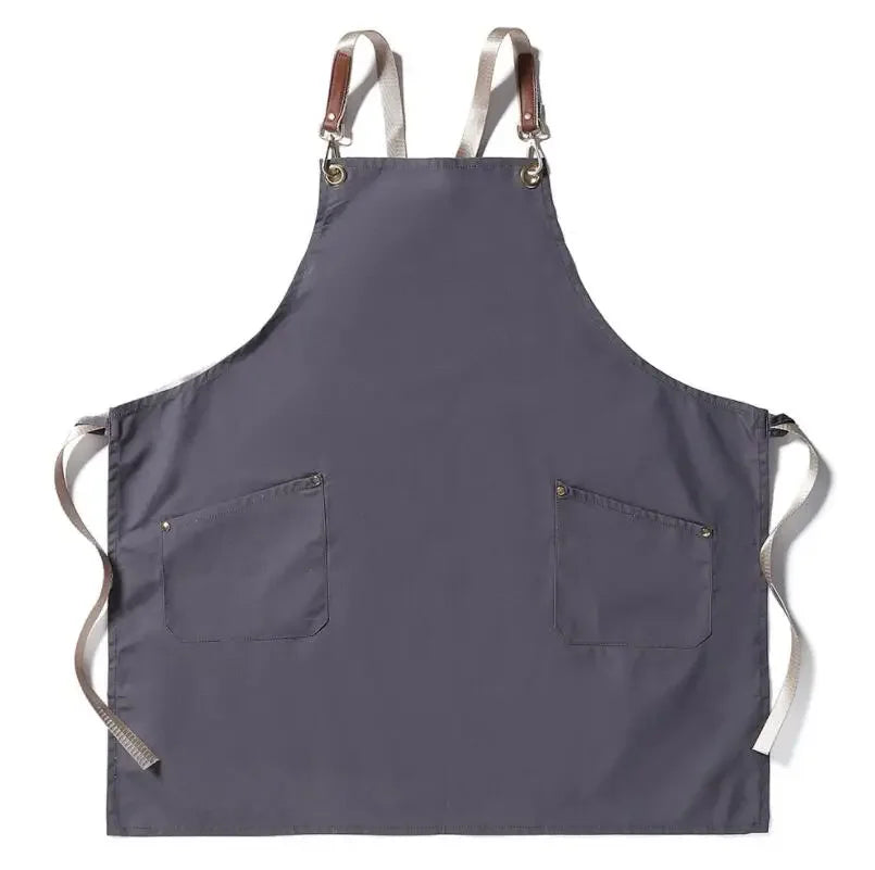 Tablier de Cuisine Professionnel en Canvas – Tablier Résistant Chef Cuisinier