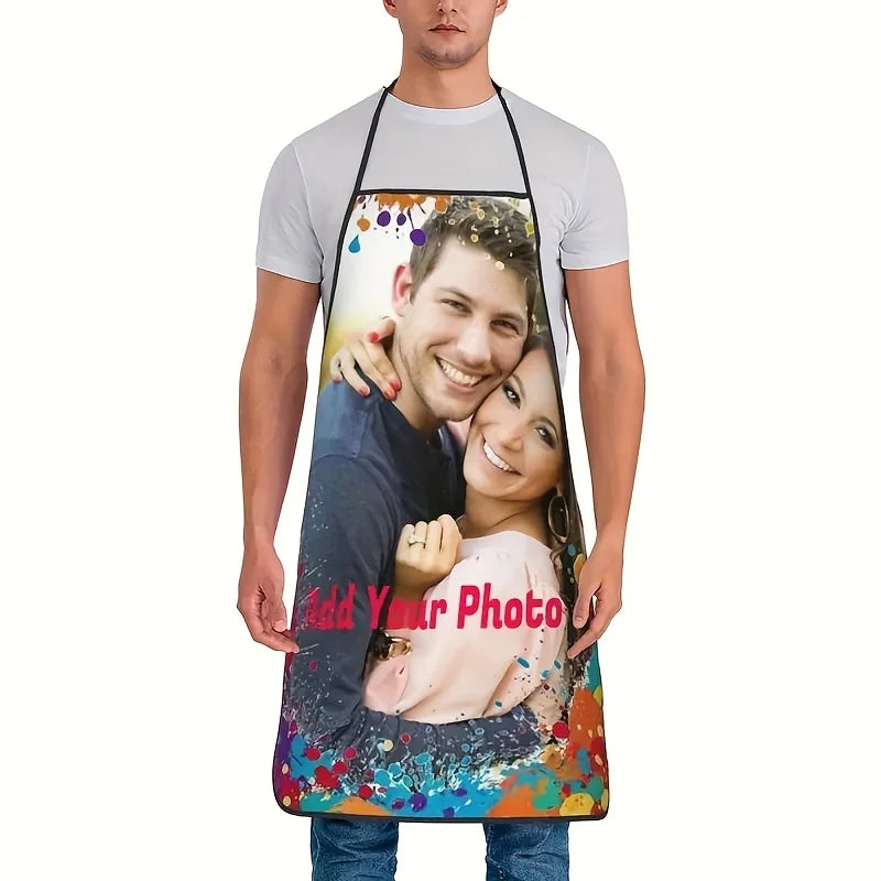 Tablier de Cuisine avec Photo – Tablier Polyester Personnalisé Photo