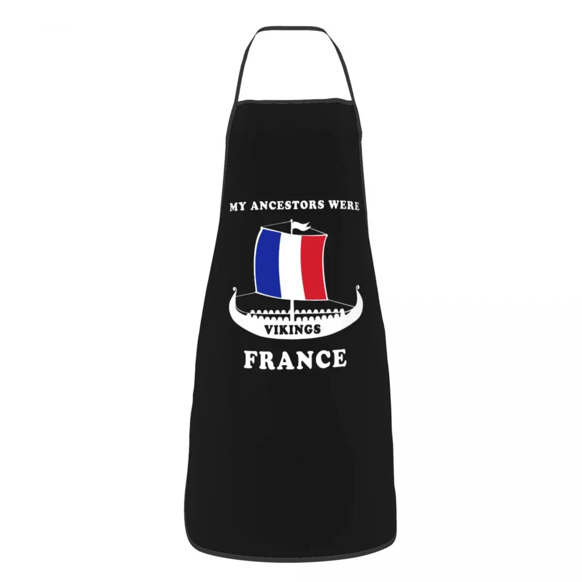 Tablier cuisine français tricolore style bistrot gastronomie